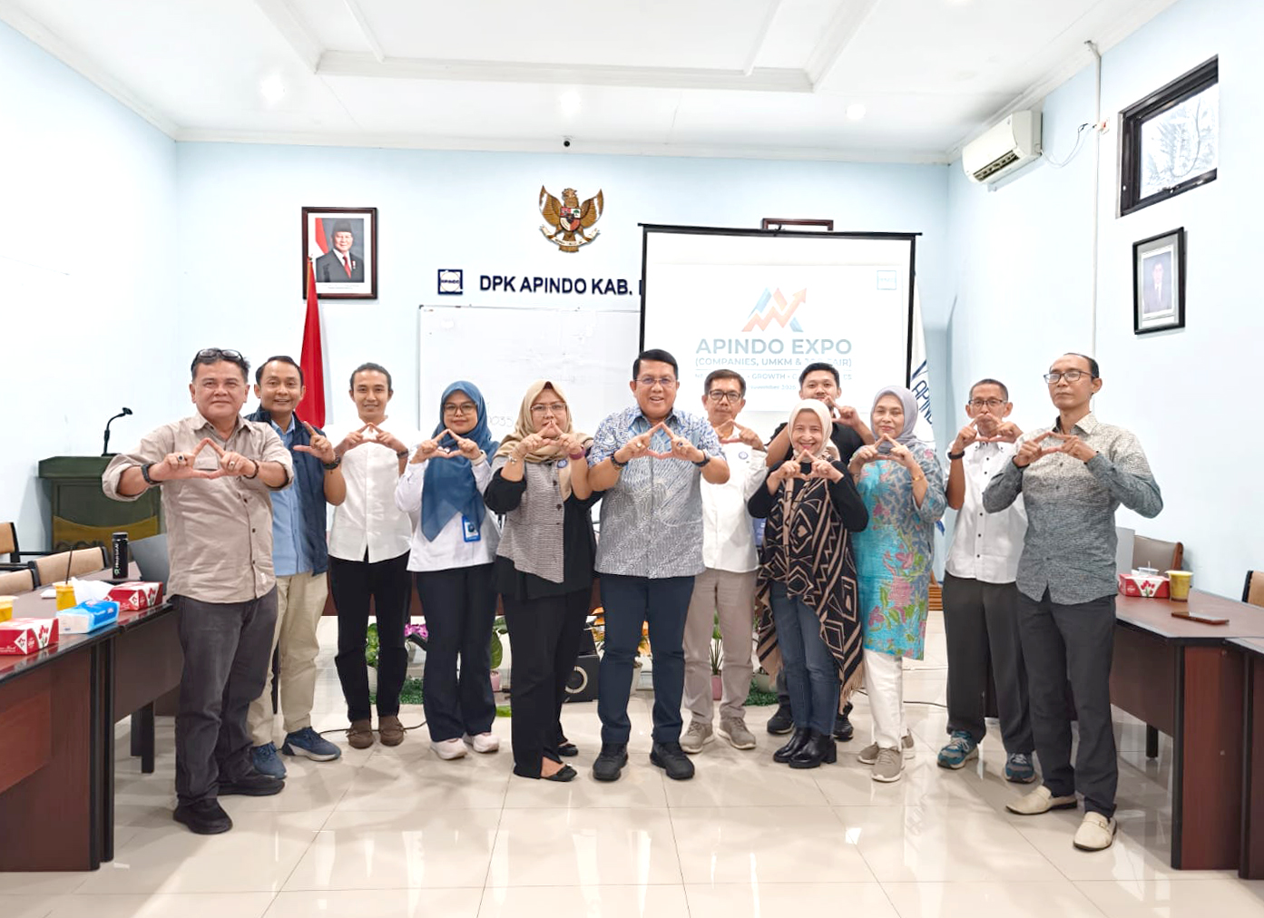 Rapat Koordinasi dengan Tim Pelaksana acara APINDO Expo dan Job Fair